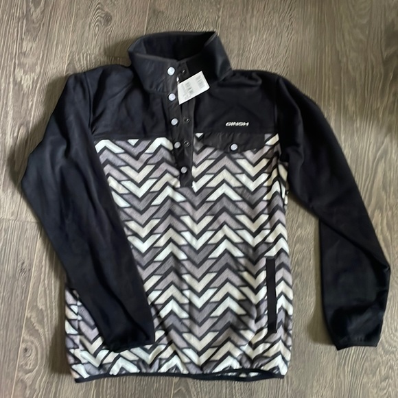 Cinch Tops - Cinch Women’s Quarter 1/4 button Pullover Sweatshirt Jacket